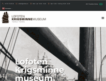 Tablet Screenshot of lofotenkrigmus.no